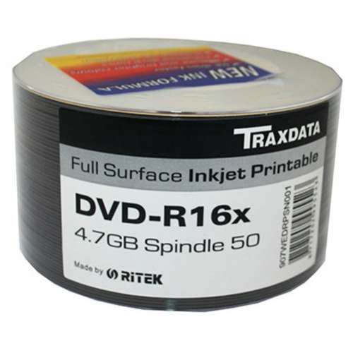 DVD-R Traxdata 16x Print Spindle ,komad