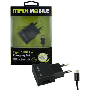 MM punjač set 2u1kućni USB Type C 2.1A