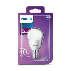 Žarulja LED Philips E14, P45 topla 5,5W mutna