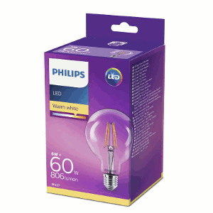 Žarulja LED Philips E27, A60 topla 8W mutna